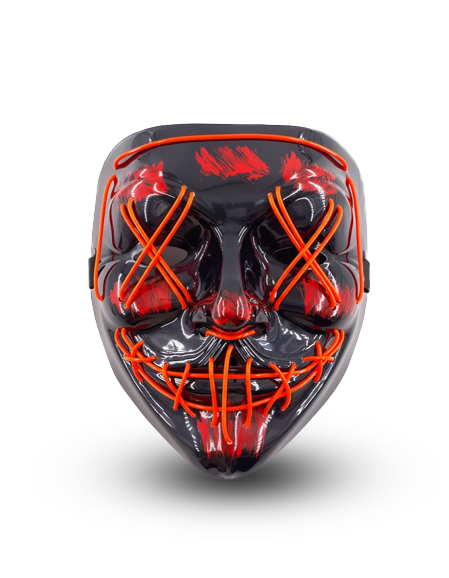 Red Raver – Red LED Mask