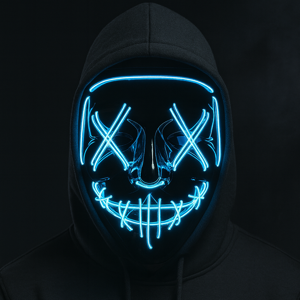 Blue Pulse – Blue LED Mask