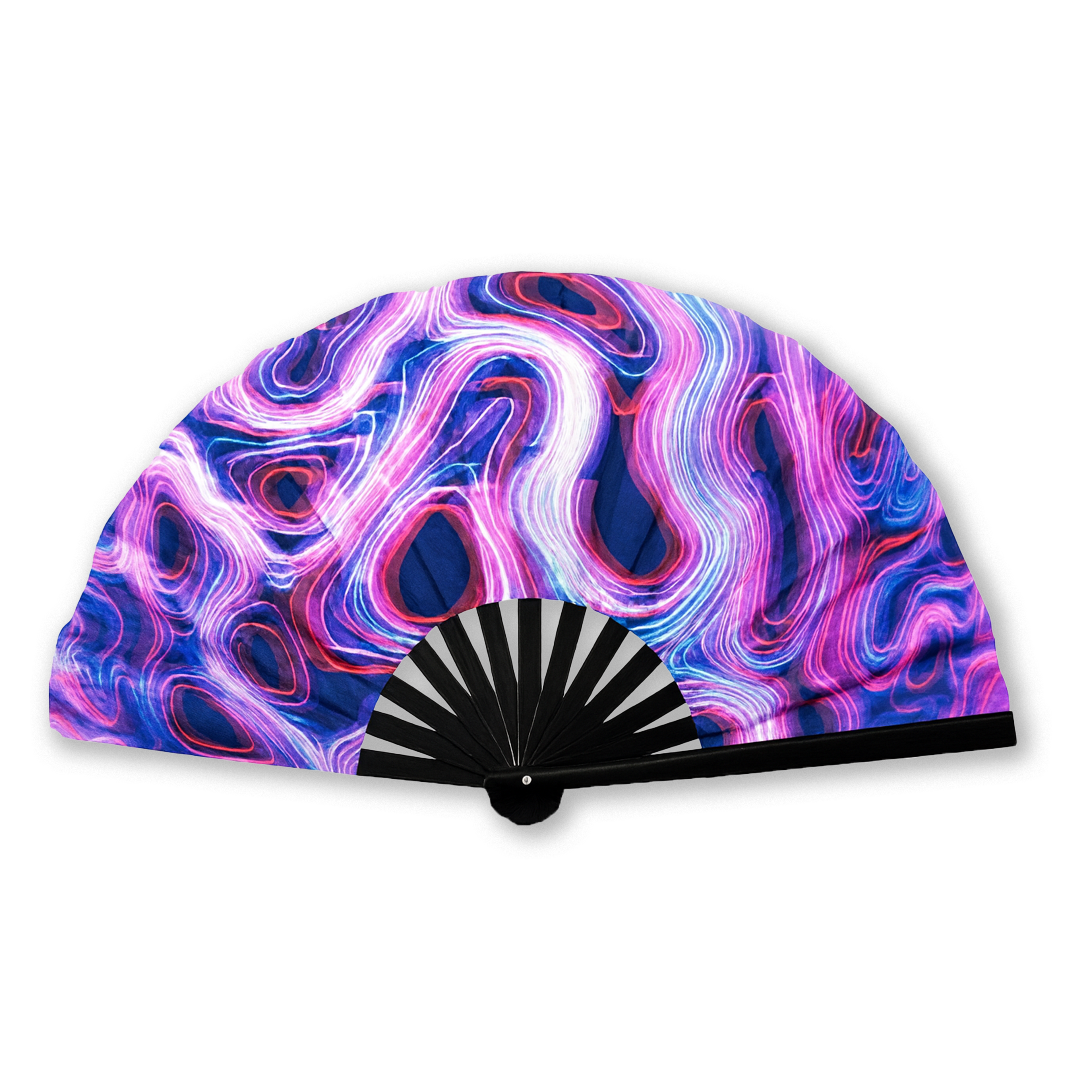 Flawless Flow – UV Bambusz Legyező (33 cm)