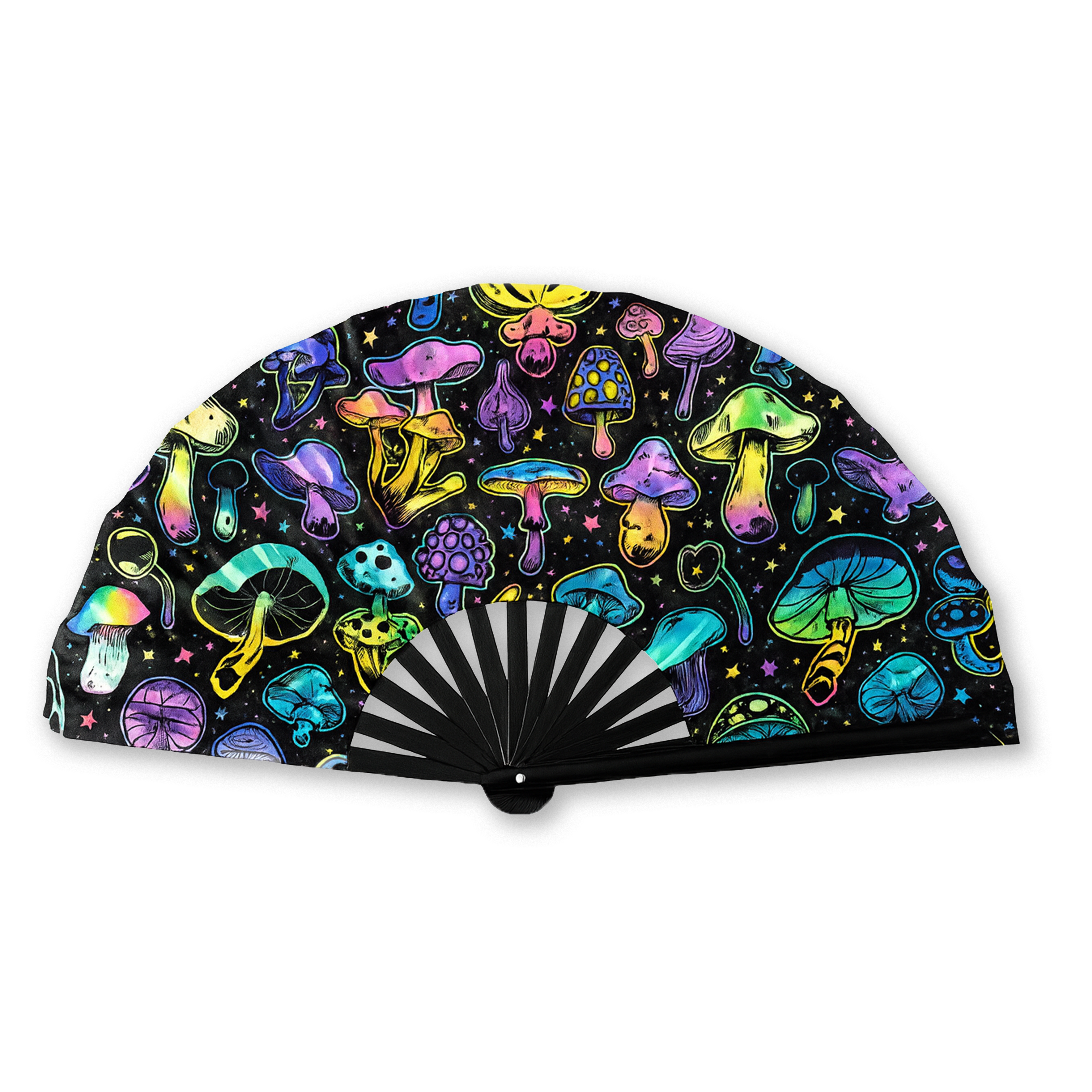 Funky Trip  –  UV Bambusz Legyező (33 cm)